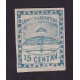 ARGENTINA 1858 GJ 3h ESTAMPILLA NUEVA CON GOMA VARIEDAD CATALOGADA U$ 100